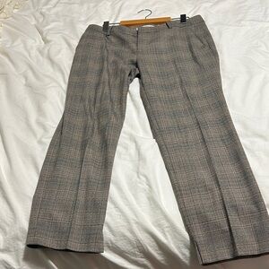 Women’s Gray Plaid Pants